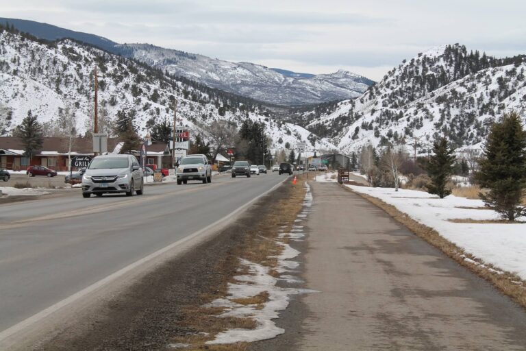 Grand Avenue Sidewalk and Road