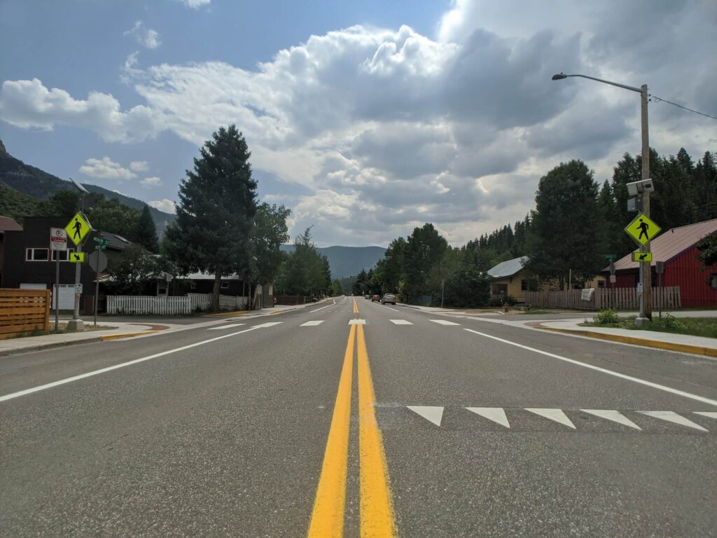 US 24 After Resurfacing and Pedestrian Improvements